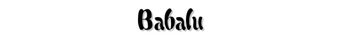 Babalu font