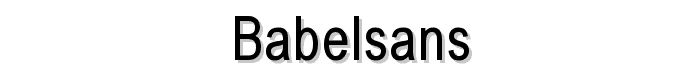 BabelSans font