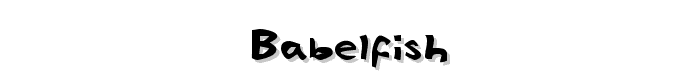 Babelfish font