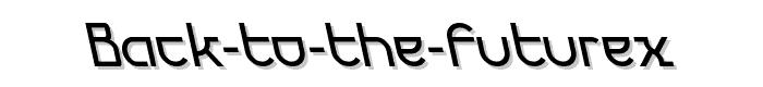 Preview of Back%20to%20the%20Futurex font