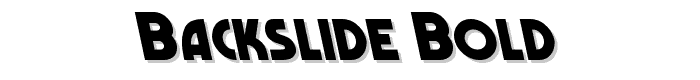 Backslide%20Bold font