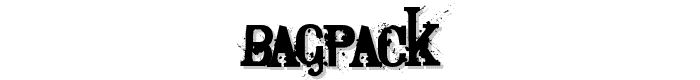 Bagpack font