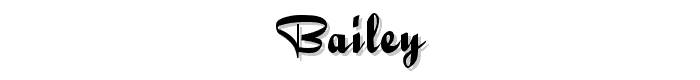 Bailey font