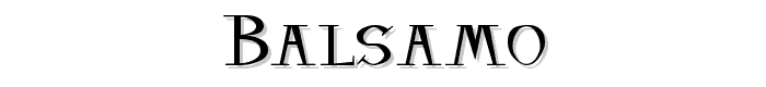Balsamo™ font