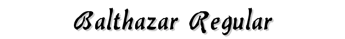 Balthazar%20Regular font