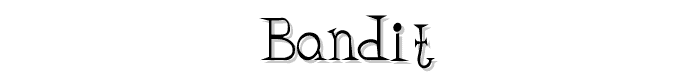 Bandit font