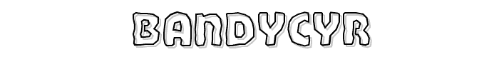 BandyCyr font