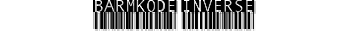 BarMKode-Inverse font