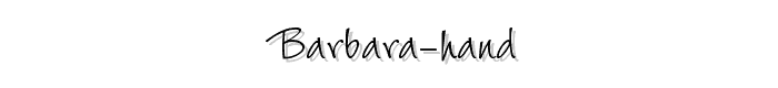 Barbara%20Hand font