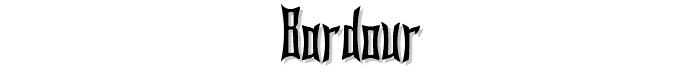 Bardour font