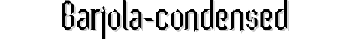 Barjola-Condensed font
