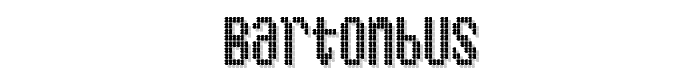 A preview of the BartonBus font