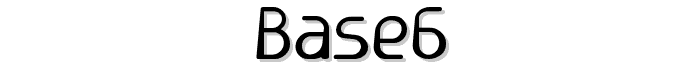 Base6 font