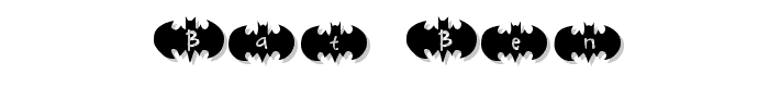 Bat Ben font