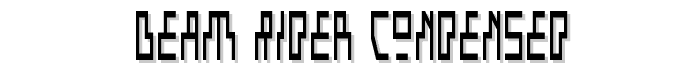 Beam%20Rider%20Condensed font