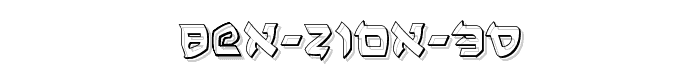 Ben%20Zion%203D font