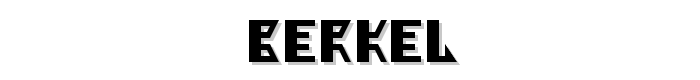 Berkel font