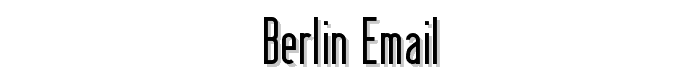 Berlin%20Email font