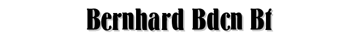 Bernhard%20BdCn%20BT font