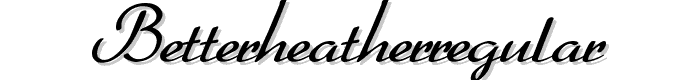 BetterHeatherRegular font