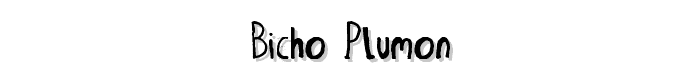 Bicho%20plumon font