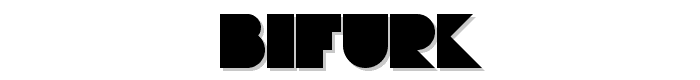 Bifurk font