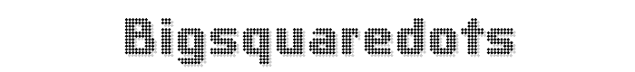 BigSquareDots font