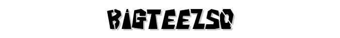 BigTeezSq font