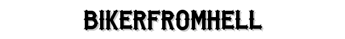 BikerfromHell font