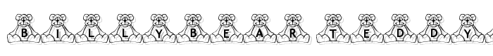 BillyBear%20TeddyBear font