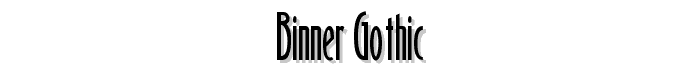Binner%20Gothic font