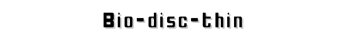 Bio%20disc%20Thin font