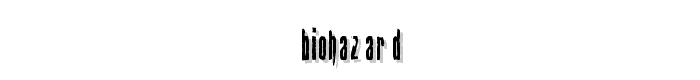 Biohazard font