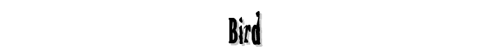 Bird font