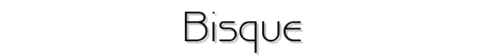 Bisque font