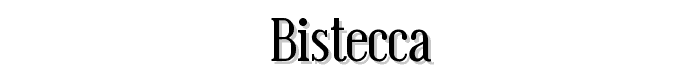 Bistecca font