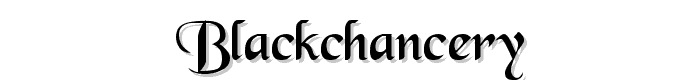BlackChancery font