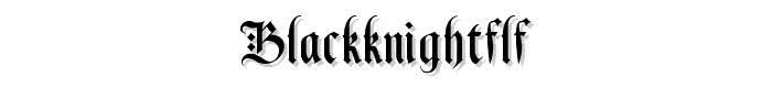 BlackKnightFLF font