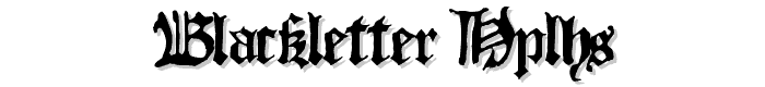 Blackletter%20HPLHS font