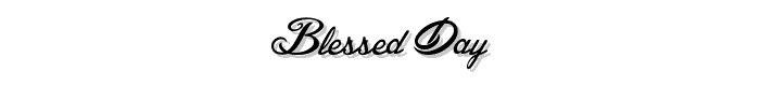 Blessed%20Day font