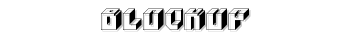 BlockUp font