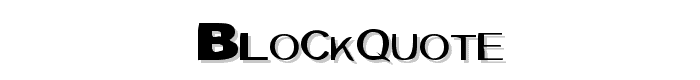 Blockquote font