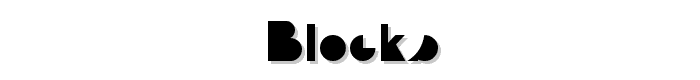 Blocks font