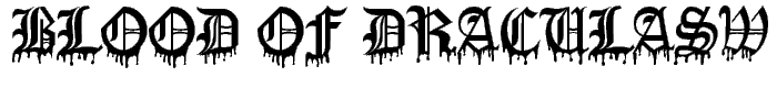 Blood Of DraculaSW font