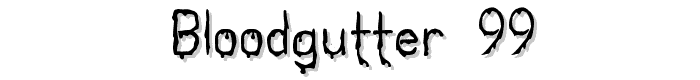 Bloodgutter%2099 font