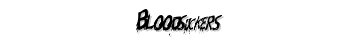 Bloodsuckers font