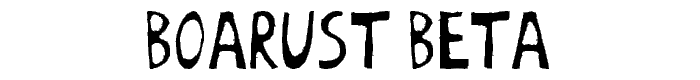 BoArust%20beta font