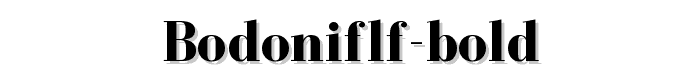 BodoniFLF-Bold font