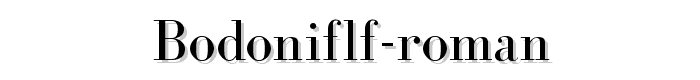 BodoniFLF-Roman font