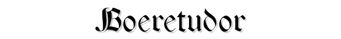 BoereTudor font